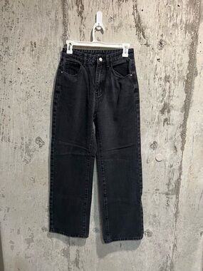 SHEIN Black Straight Men's Jeans